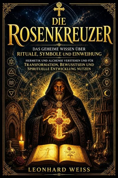 Produktbild: Die Rosenkreuzer: Das geheime Wissen &uuml;ber Rituale, Symbole und Einweihung  Hermetik und Alchemie verstehen und f&uuml;r Transformation, Bewusstsein und sp