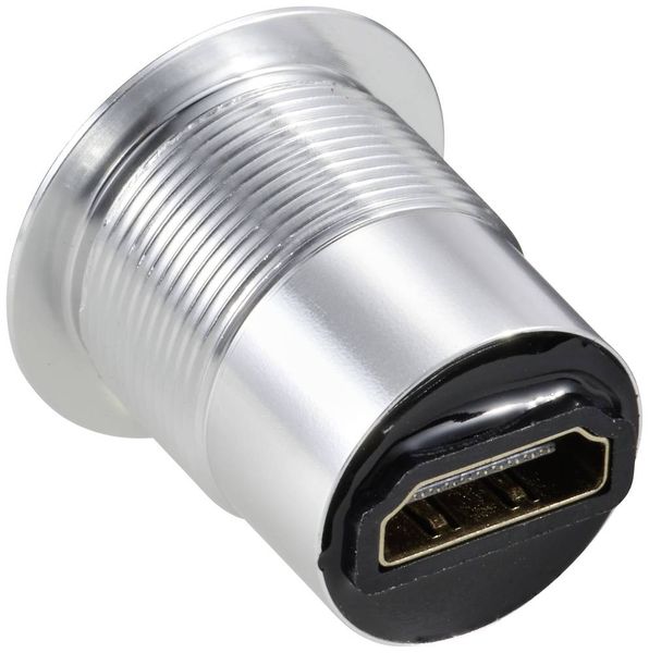 Produktbild: TRU COMPONENTS TC-11980452 HDMI Panel-Adapter Buchse HDMI-Buchse - HDMI-Buchse Silber Inhalt: 1 St.