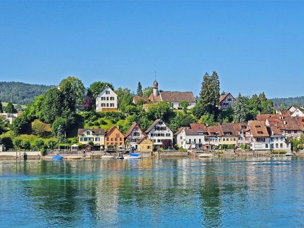 Produktbild: CALVENDO Puzzle Stein am Rhein | 1000 Teile Lege-Gr&ouml;&szlig;e 64x48cm Foto-Puzzle f&uuml;r gl&uuml;ckliche Stunden