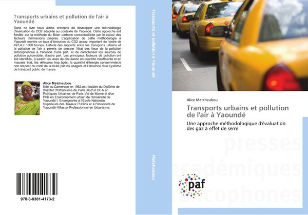 Produktbild: Transports urbains et pollution de l'air &agrave; Yaound&eacute;