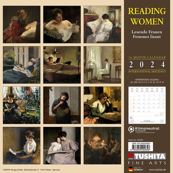 Reading Women 2024 Kalender   Reading Women 2024 