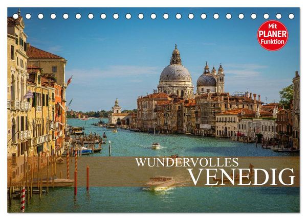 Produktbild: Wundervolles Venedig (Tischkalender 2026 DIN A5 quer), CALVENDO Monatskalender