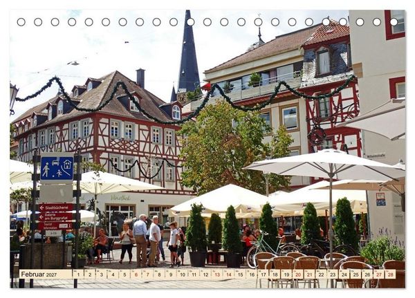 Produktbild: Alzey in Rheinhessen Ein Stadtspaziergang im Sommer (Tischkalender 2027 DIN A5 quer), CALVENDO Monatskalender