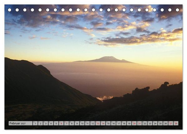 Produktbild: Die sch&ouml;nsten Vulkane Afrikas (Tischkalender 2027 DIN A5 quer), CALVENDO Monatskalender