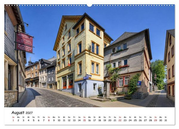 Produktbild: Glanzvolles Weilburg (hochwertiger Premium Wandkalender 2027 DIN A2 quer), Kunstdruck in Hochglanz