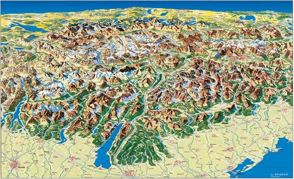 Produktbild: Tirol - Dolomiten - Gardasee Panorama 1 : 450 000