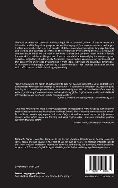 Produktbild: Reconceptualising Authenticity for English as a Global Language