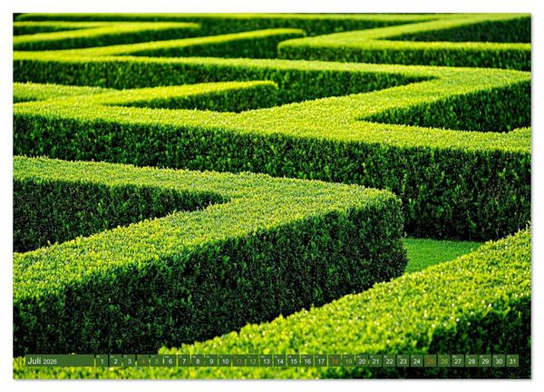 Produktbild: Faszination LABYRINTH - unterwegs in der Natur (Wandkalender 2026 DIN A3 quer), CALVENDO Monatskalender