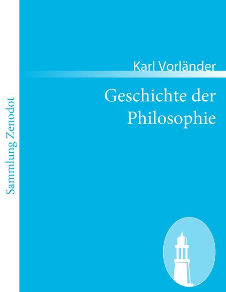 Geschichte der Philosophie, Taschenbuch von Karl Vorländer, Contumax, 9783843067300