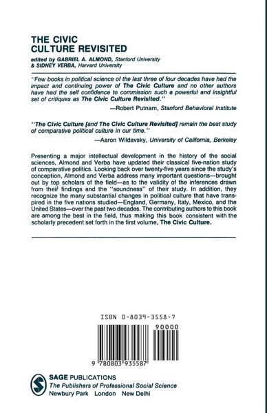 Produktbild: The Civic Culture Revisited