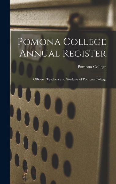 Produktbild: Pomona College Annual Register