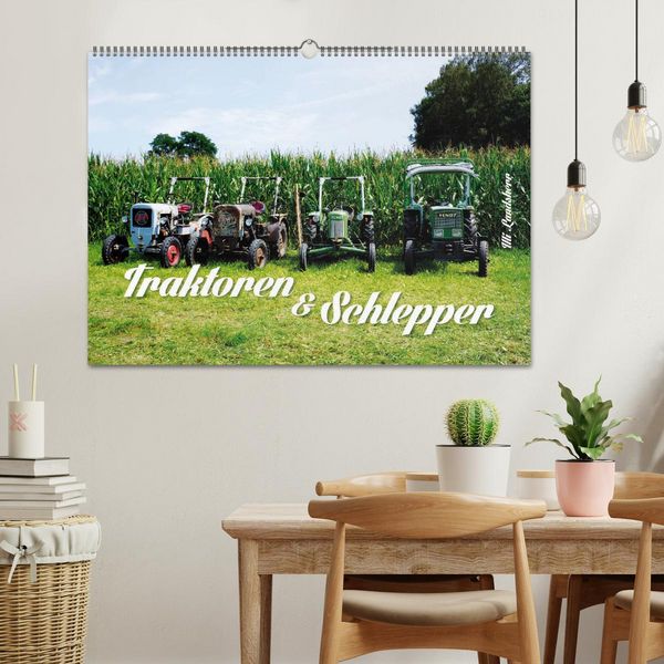 Produktbild: Traktoren und Schlepper (Wandkalender 2026 DIN A2 quer), CALVENDO Monatskalender