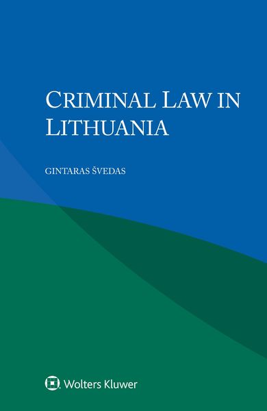 Produktbild: Criminal Law in Lithuania