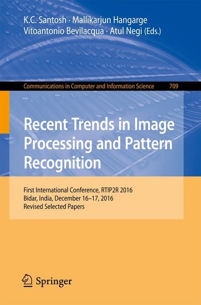 Produktbild: Recent Trends in Image Processing and Pattern Recognition