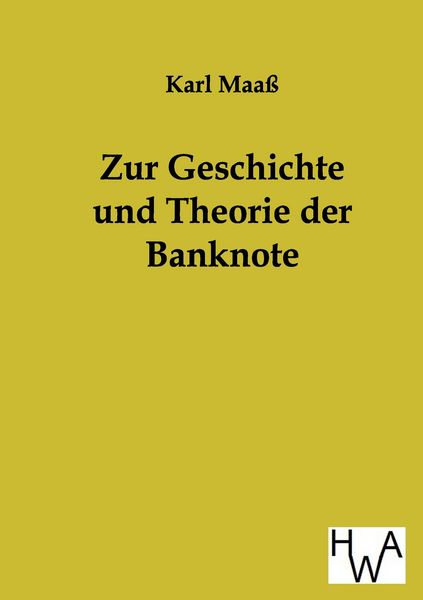 Produktbild: Zur Geschichte und Theorie der Banknote