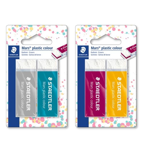 Produktbild: STAEDTLER Radierer Mars plastic colour 2er