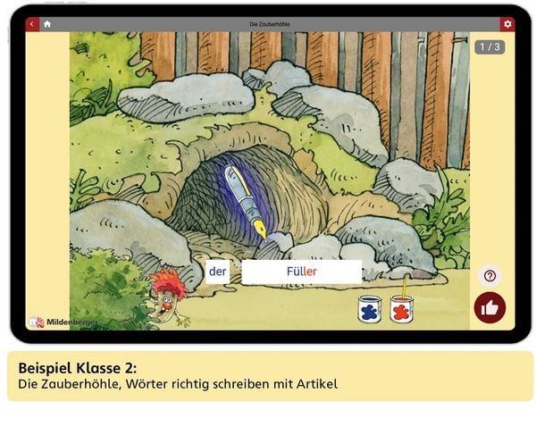 Produktbild: Das W&ouml;rterbuch f&uuml;r die Grundschule, inkl. Lernsoftware online