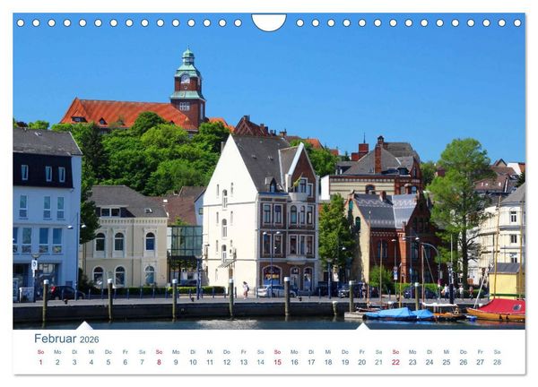 Produktbild: Flensburg 2026. Impressionen rund um den Hafen (Wandkalender 2026 DIN A4 quer), CALVENDO Monatskalender