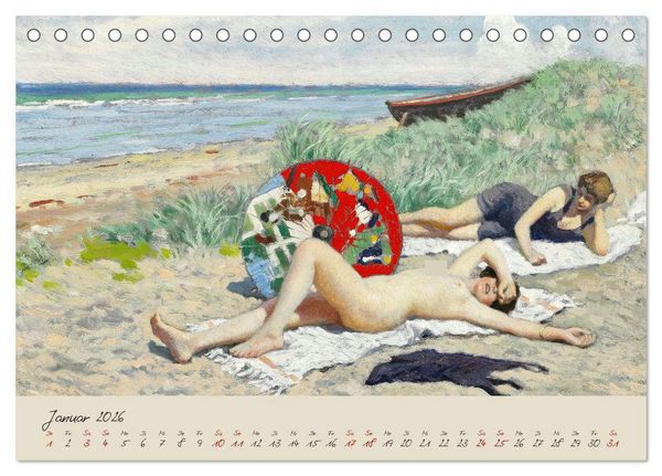 Produktbild: Strandgef&uuml;hle (Tischkalender 2026 DIN A5 quer), CALVENDO Monatskalender