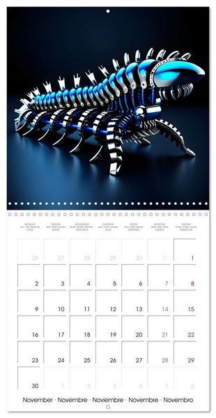 Produktbild: Mechanical Insects (Wall Calendar 2026 12 &times; 12 Inch) CALVENDO 12 Month Wall Calendar