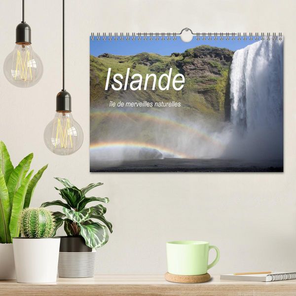 Produktbild: Islande &icirc;le de merveilles naturelles (Calendrier mural 2026 DIN A4 vertical), CALVENDO calendrier mensuel