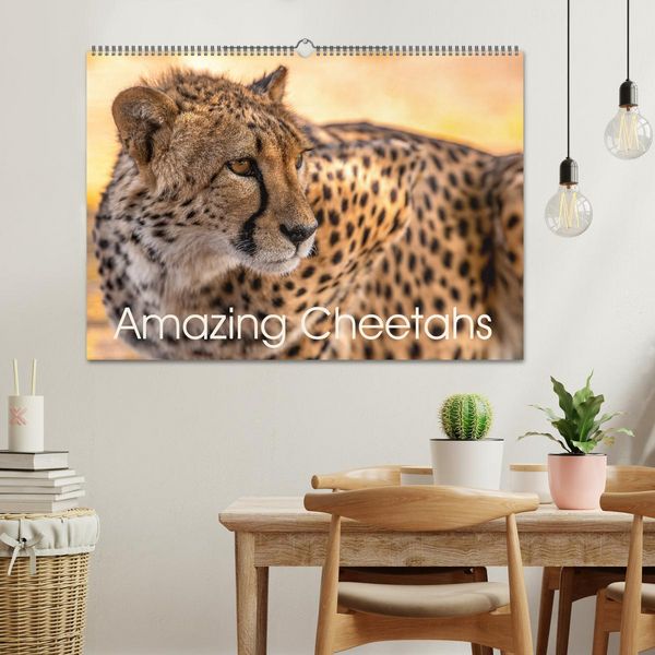 Produktbild: Amazing Cheetahs (Wall Calendar 2026 DIN A2 landscape), CALVENDO 12 Month Wall Calendar