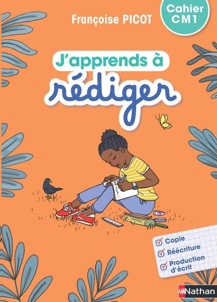 Produktbild: J'apprends &agrave; r&eacute;diger, cahier CM1