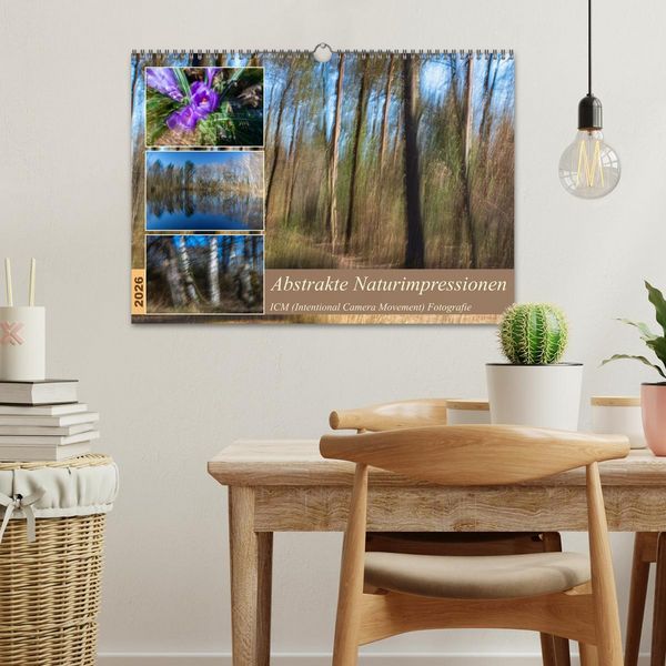 Produktbild: Abstrakte Naturerlebnisse - ICM (Intentional Camera Movement) Fotografie (Wandkalender 2026 DIN A3 quer), CALVENDO Monatskalender