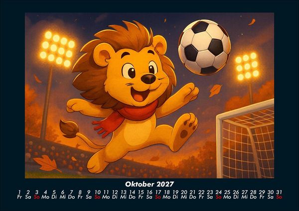 Produktbild: Buschi und das Fu&szlig;balljahr 2027 Fotokalender DIN A4