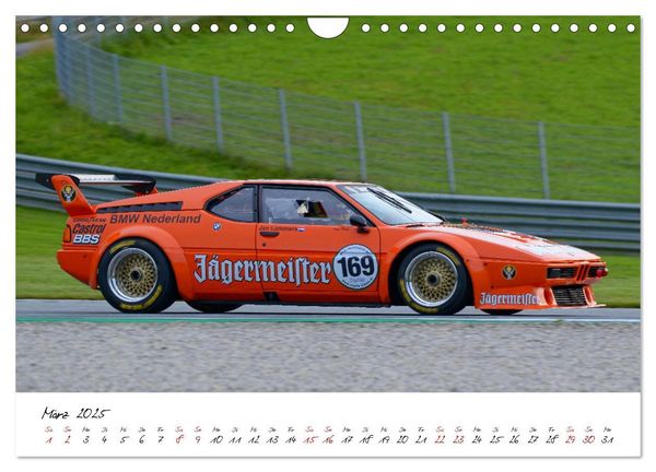 Produktbild: BMW M1 Procar (Wandkalender 2025 DIN A4 quer), CALVENDO Monatskalender