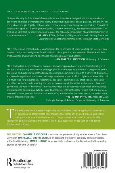 Produktbild: Intersectionality in Educational Research