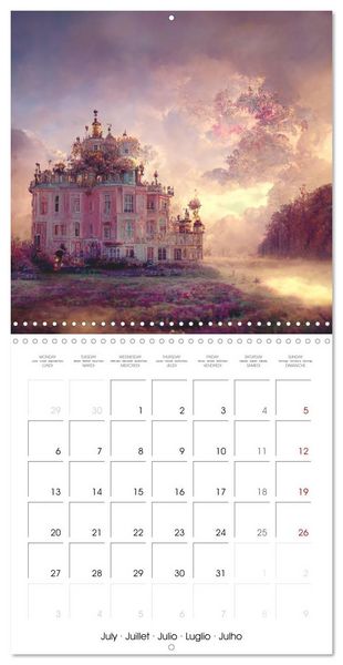 Produktbild: Rococo rooms (Wall Calendar 2026 12 &times; 12 Inch) CALVENDO 12 Month Wall Calendar