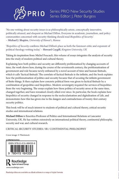 Produktbild: Biopolitics of Security