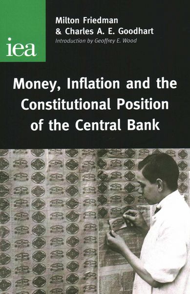 Produktbild: Money, Inflation and the Constitutional Position of Central Bank