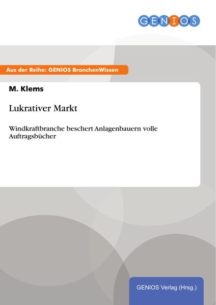 Produktbild: Lukrativer Markt