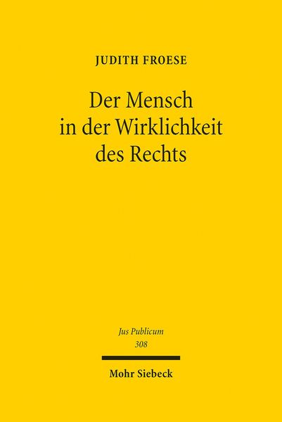 Produktbild: Der Mensch in der Wirklichkeit des Rechts