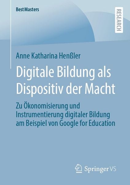 Produktbild: Digitale Bildung als Dispositiv der Macht