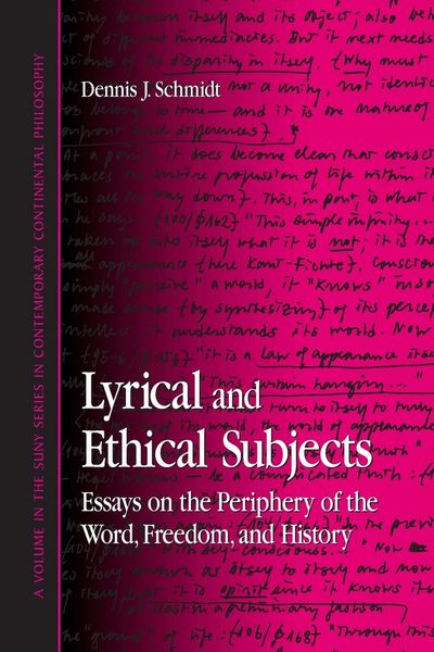 Produktbild: Lyrical and Ethical Subjects