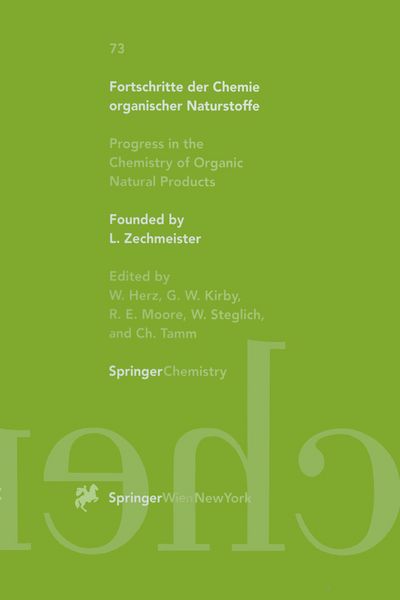 Produktbild: Fortschritte der Chemie organischer Naturstoffe / Progress in the Chemistry of Organic Natural Products