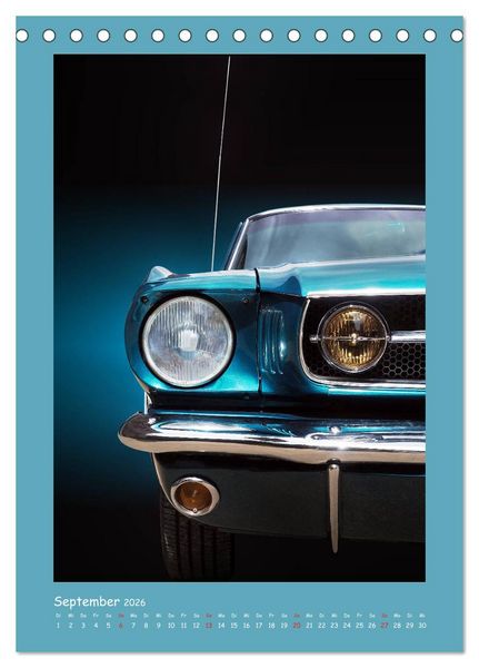 Produktbild: US Klassiker 1956 bis 1966 (Tischkalender 2026 DIN A5 hoch), CALVENDO Monatskalender