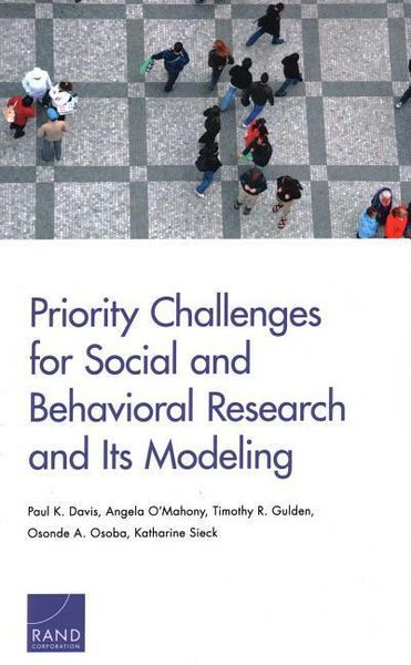 Produktbild: Davis, P: Priority Challenges for Social and Behavioral Rese