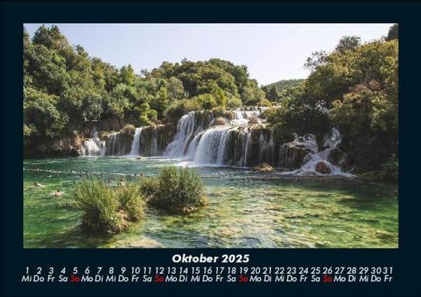 Produktbild: Wasserf&auml;lle 2025 Fotokalender DIN A5