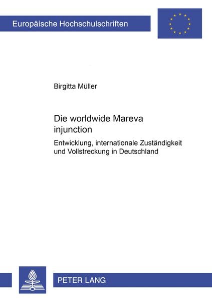 Produktbild: Die worldwide Mareva injunction