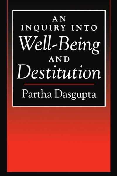 Produktbild: An Inquiry into Well-Being and Destitution