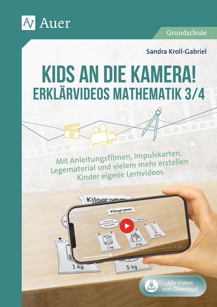 Produktbild: Kids an die Kamera! Erkl&auml;rvideos Mathematik 3/4