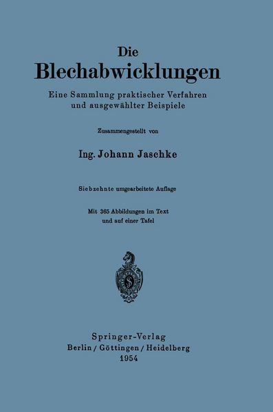 Produktbild: Die Blechabwicklungen