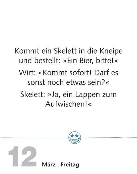 Produktbild: Beste Witze Tagesabrei&szlig;kalender 2027