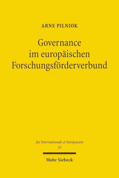 Produktbild: Governance im europ&auml;ischen Forschungsf&ouml;rderverbund