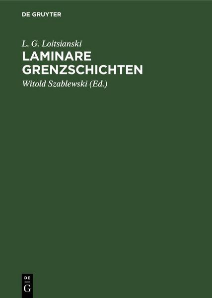 Produktbild: Laminare Grenzschichten