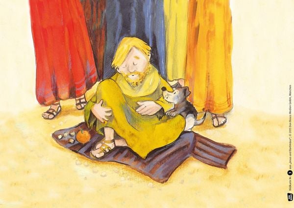 Produktbild: Jesus und Bartim&auml;us. Kamishibai Bildkartenset.
